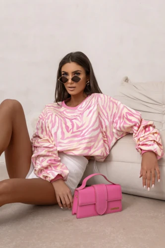 bluza zeberka róż la balancia.webp